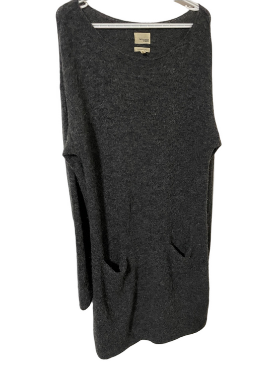Wilfred Free Dresses & Skirts - Wilfred Free Charcoal Long-Sleeve Pocket Sweater Dress Size Medium